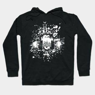 Techno EDM Headphones Splash Hoodie